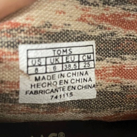 Toms Desert Wedge Booties Women's Size 8 Tan Taupe Suede Ankle Boots Lace Up - Picture 6 of 9